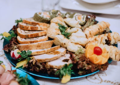 Talerz mięsnych przekąsek