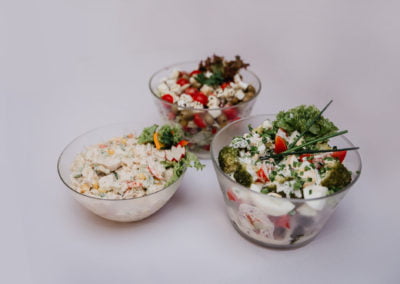 Catering na imieniny - sałatki