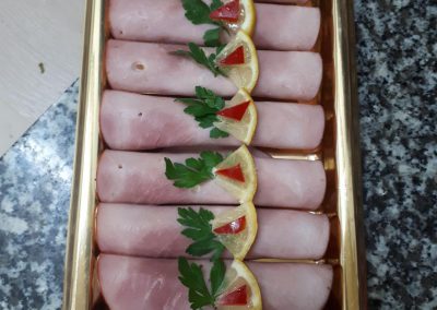 Szynka w galarecie z chrzanem - catering