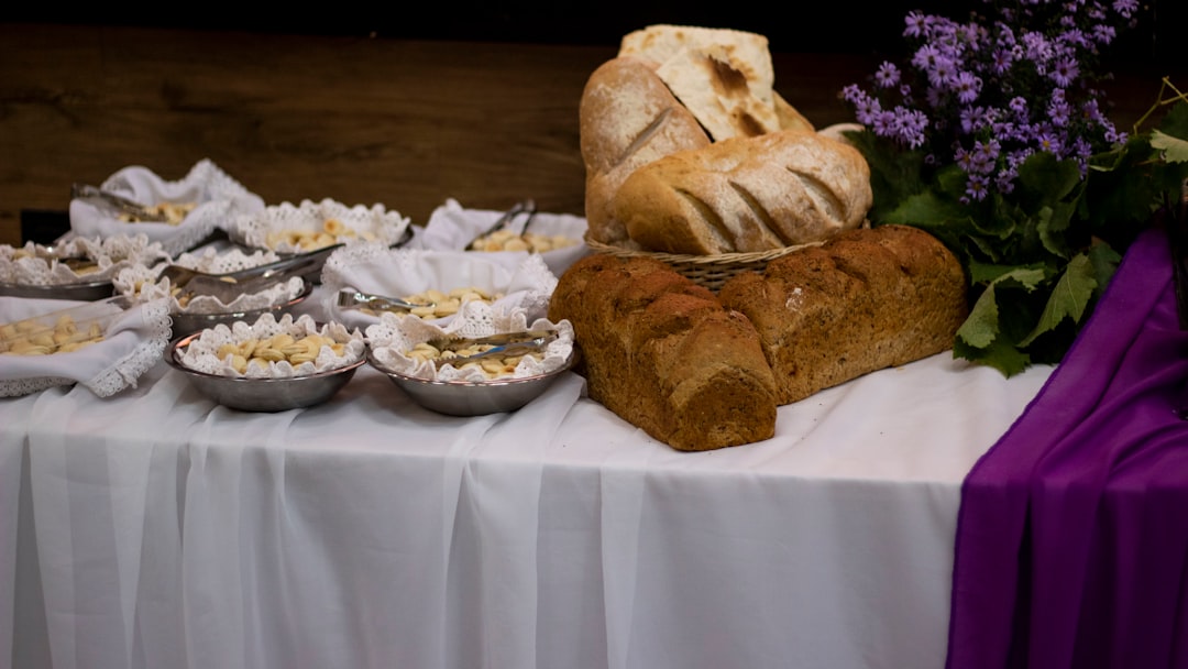 Photo catering for communion menu